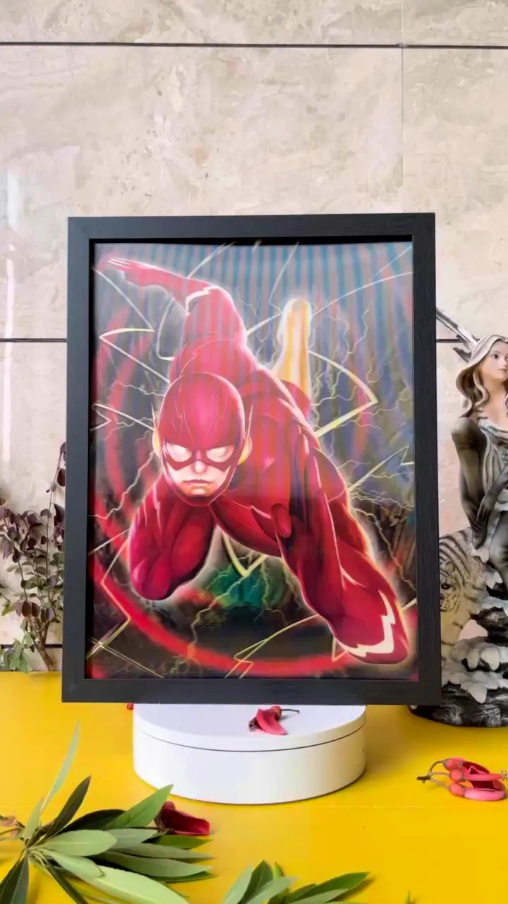 Wholesale The Flash Marvel 3D Lenticular Posters Premium Heroic-Themed Displays for Retail and Events 1