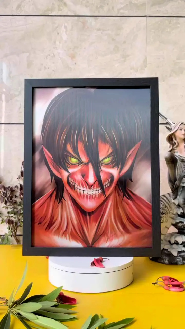 Attack on Titan Bulk Anime 3D Posters Lenticular  ISO Certified Eco-Friendly and Pre-Assembled 1