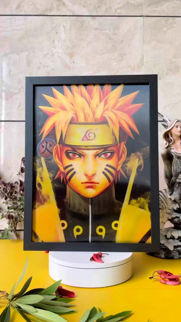 ‌Bulk Naruto Poster lenticolari 3D ISO certificato anime arte anime 30x40cm set regalo personalizzati per b2b 1
