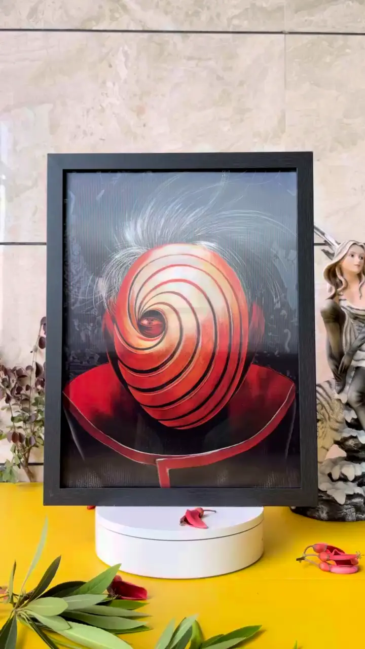 Großhandel Naruto 3D Flip Poster Kakashi Tobi Lentikular Wall Art Bulk -Anpassung 1