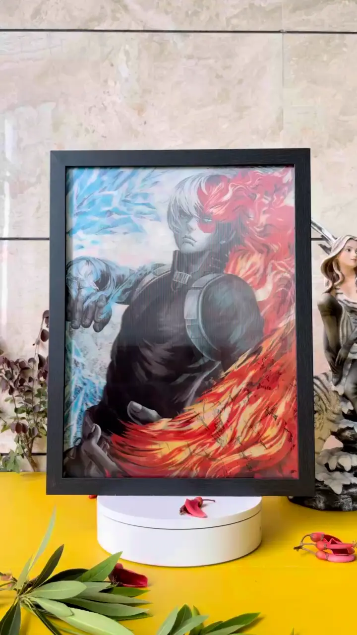All'ingrosso My Hero Academia 3D Poster lenticolari Deku Bakugo Shoto Flip Motion Wall Art 1