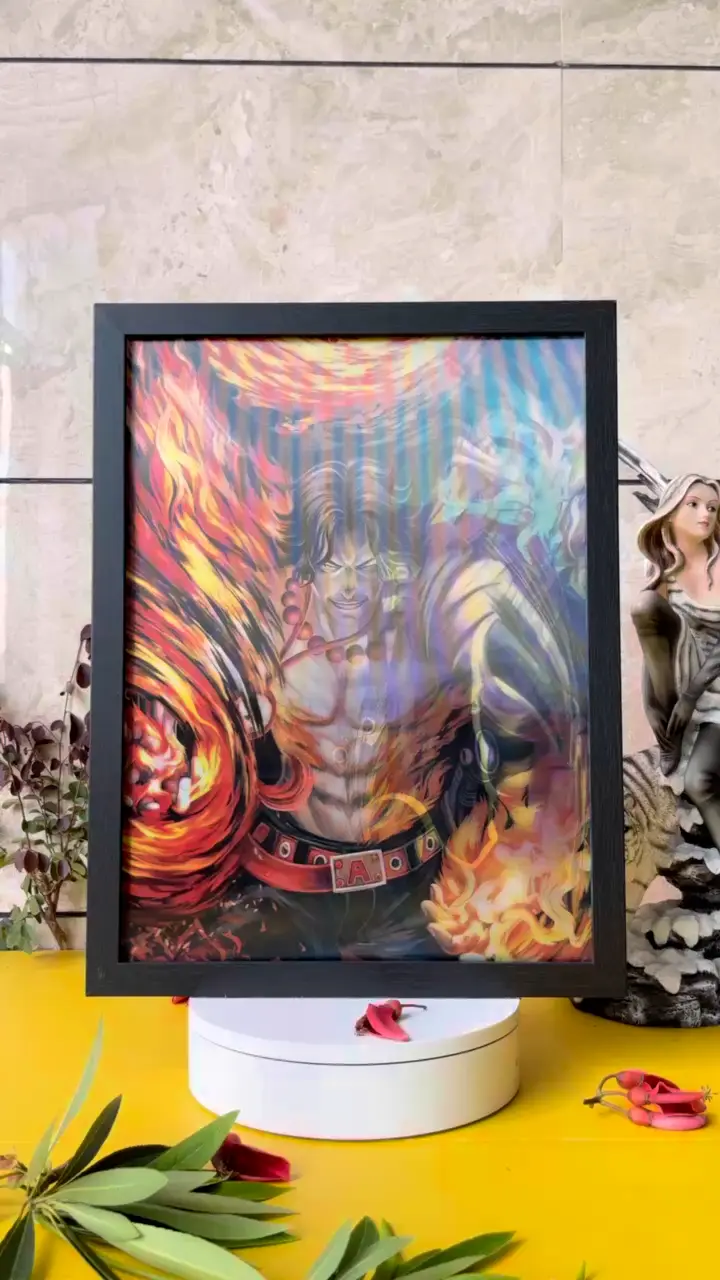 Bulk One Piece 3D Lenticular Posters Marco Ace Josu Japanese Anime Flip Art Wholesale 1
