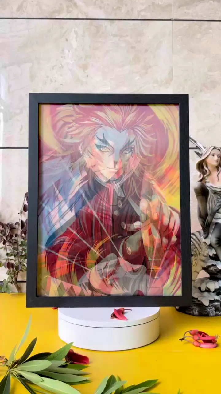 Bulk 3D Lenticular Posters Wholesale Demon Slayer Kimetsu Anime and Nature Themes Custom Sizes 1