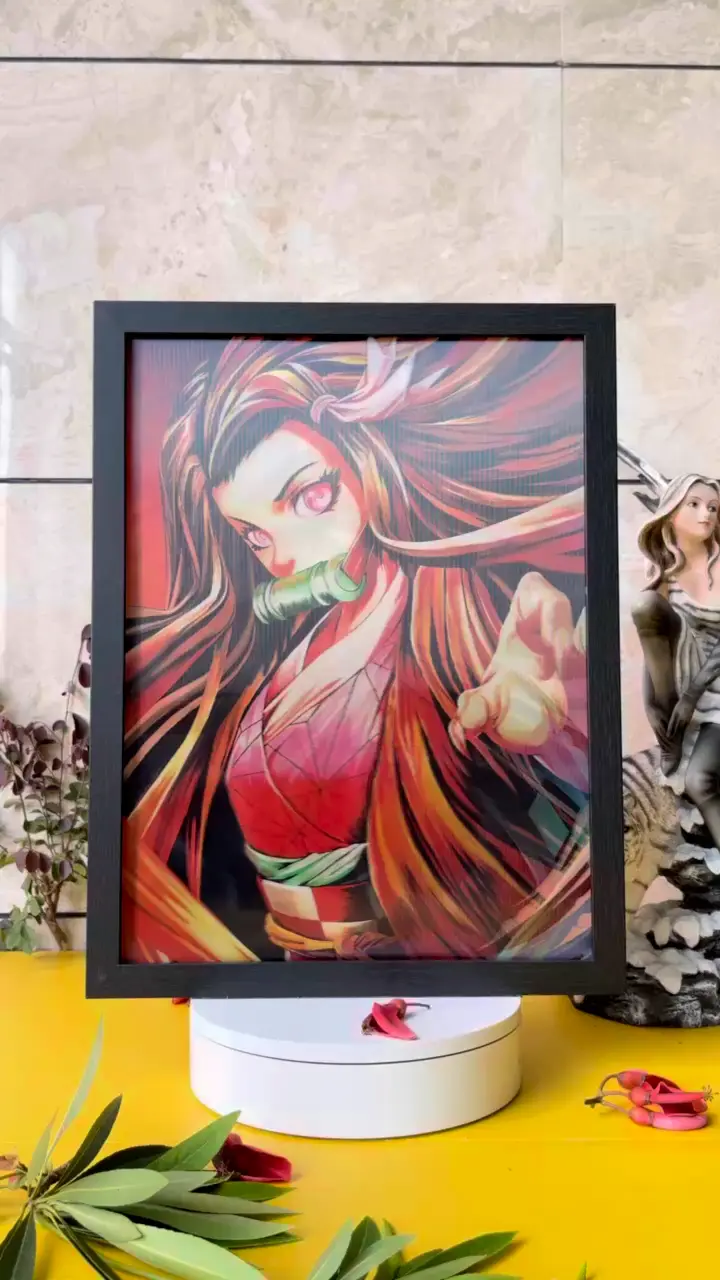 Bulk Demon Slayer 3D Posters Lenticular Wholesale Tomioka Giyuu Muzan Kibutsuji Kamado Nezuko Wall Decor 1