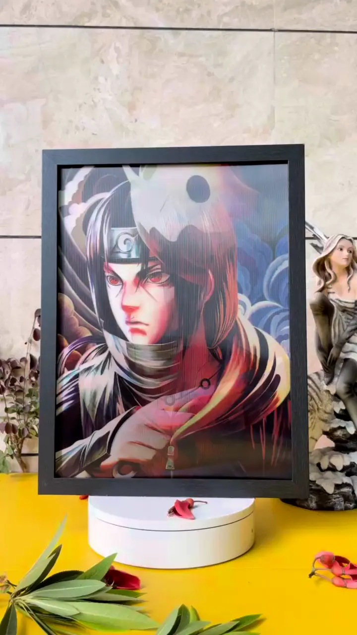 Wholesale Uchiha Itachi 3D Lenticular Posters Naruto Anime Wall Art Bulk Orders 1