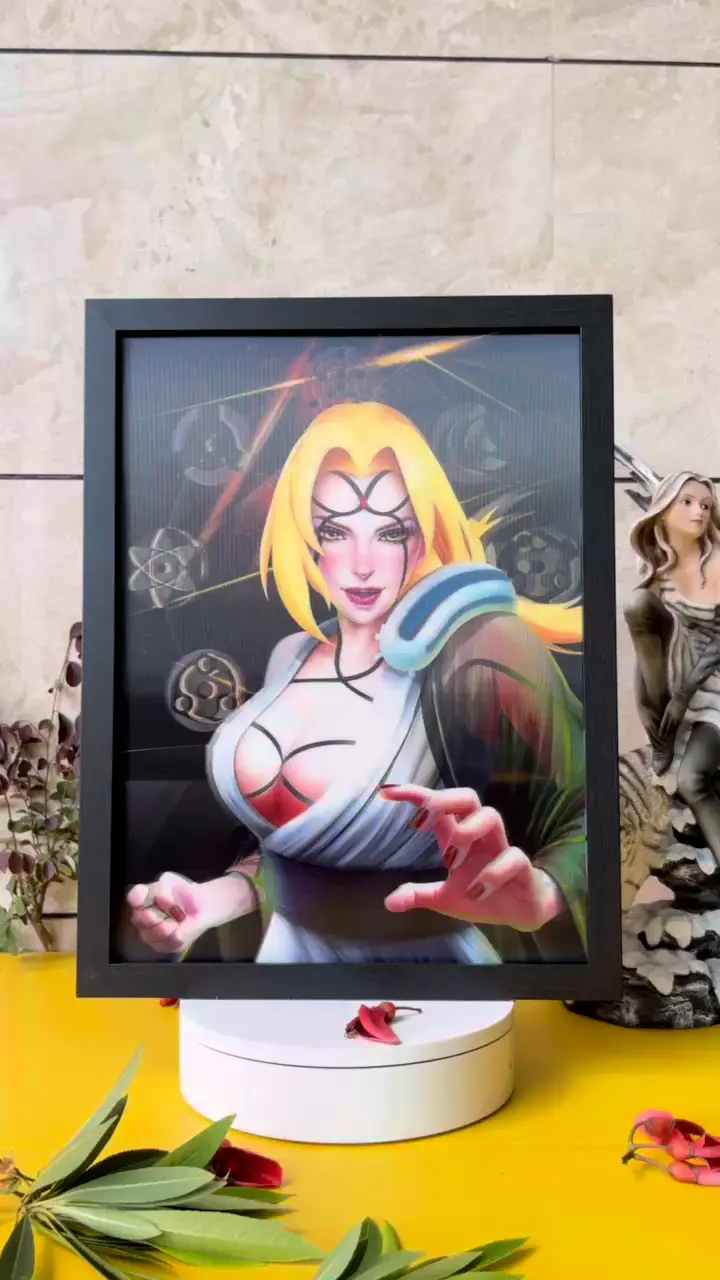 Großhandel Naruto Tsunade 3D Lenticular Poster Anime Wall Art Bulk Bestellungen 1