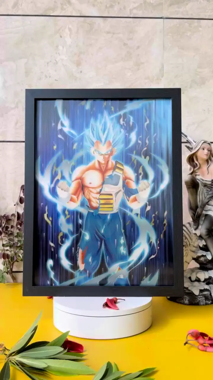 Bulk Goku Vegeta 3D Lenticular Posters Custom Anime Wall Art Wholesale 1