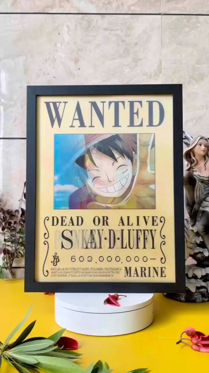 Lenticular One Piece Wanted Poster Luffy Ace Sabo Bulk Wholesale 1