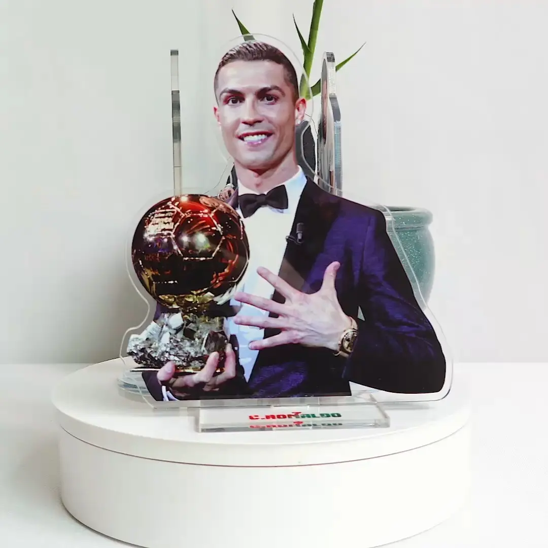 OEM Custom 3D Acrylic Display Stands Messi Ronaldo Anime Double Sided Standees Bulk 223 Themes 1