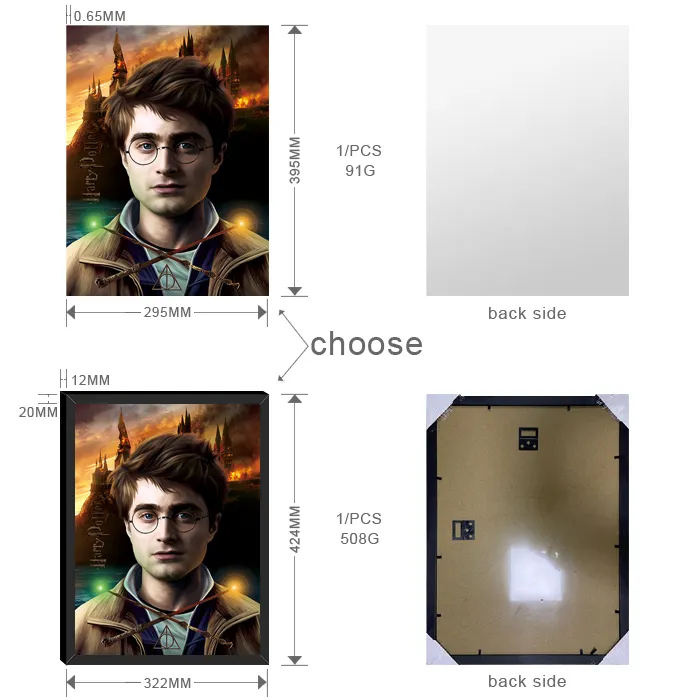 Crazy 3D Custom 3d Lenticular Poster TV & Movie Character Custom 3d Lenticular PosterMaker 4
