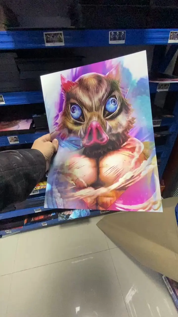 Demon Slayer 3D Lenticular Poster Anime Wall Art