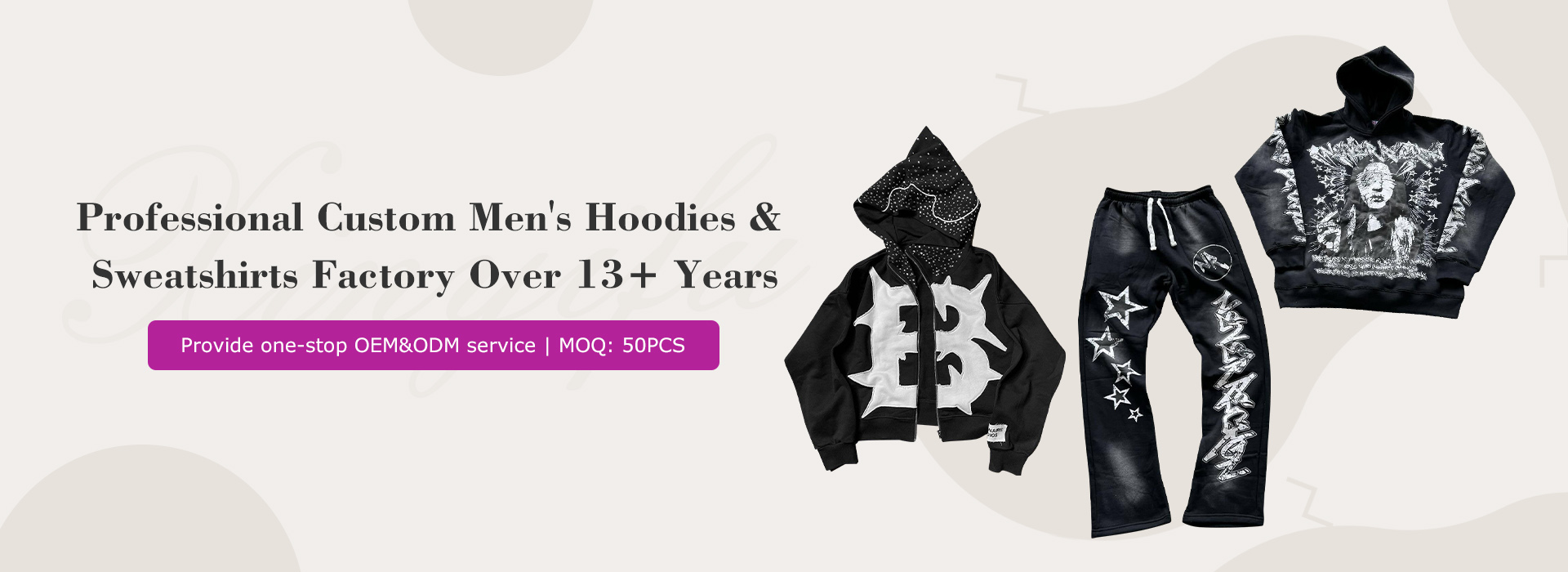 Since 2005Men's Hoodies & Sweatshirts  Manufacturer