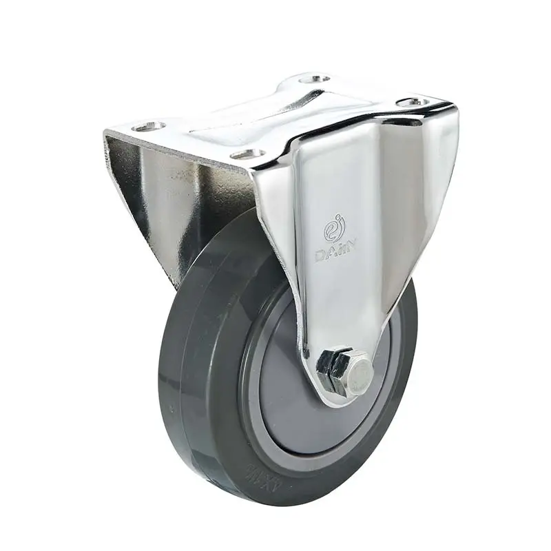 pp 5 inch swivel caster with brake non-marking for dollies 5