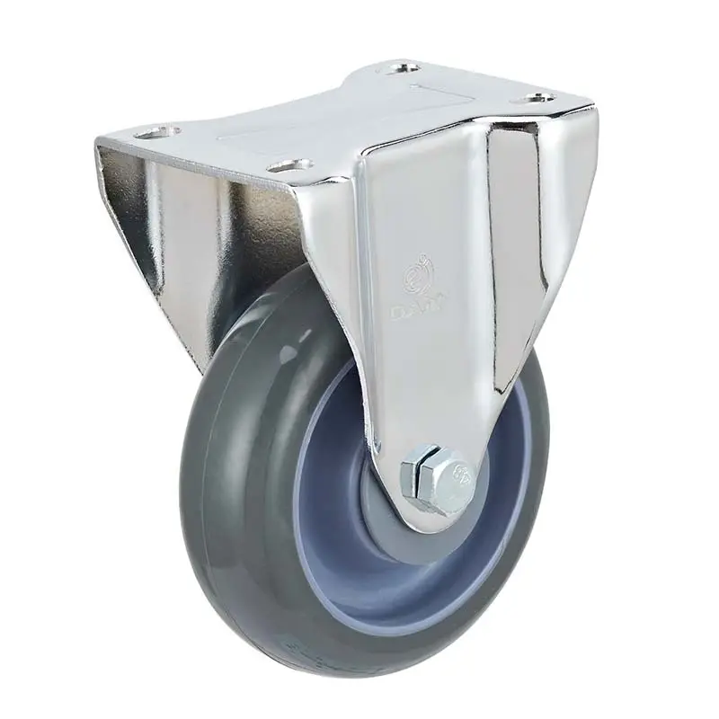 pp 5 inch swivel caster with brake non-marking for dollies 3
