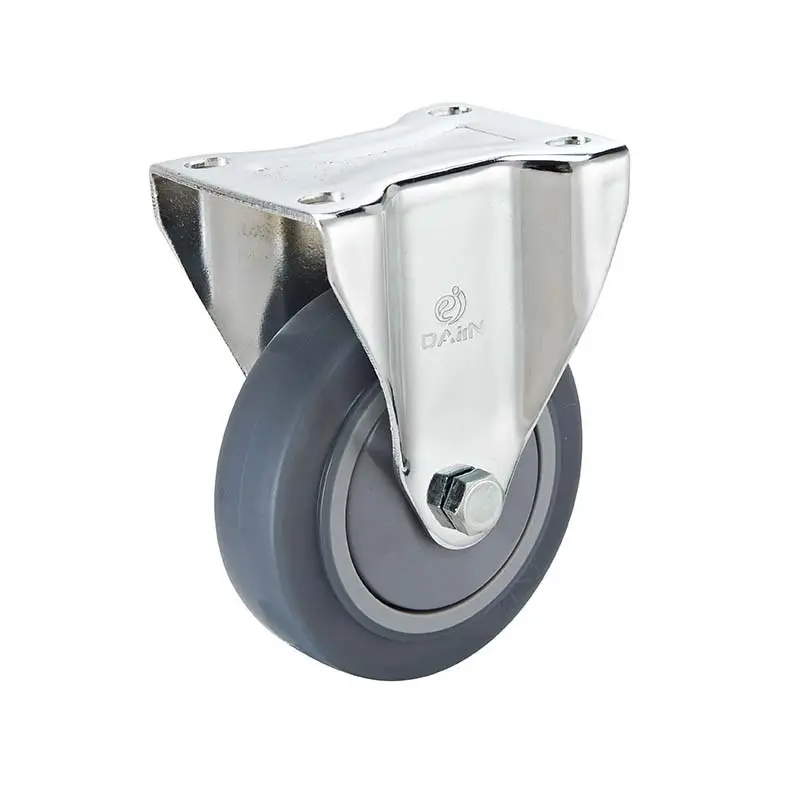 pp 5 inch swivel caster with brake non-marking for dollies 4