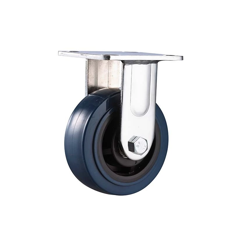 Fixed 4 Heavy duty tool box PU caster and wheel  1