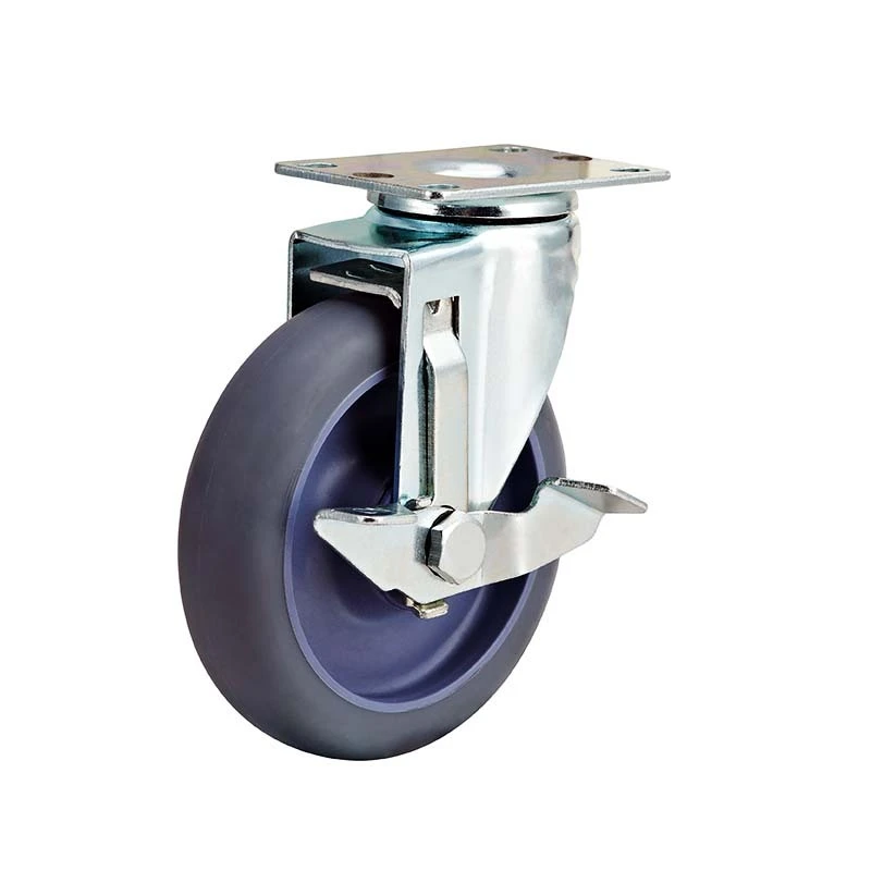 4 storage cart TPR caster wheel with side bake 1