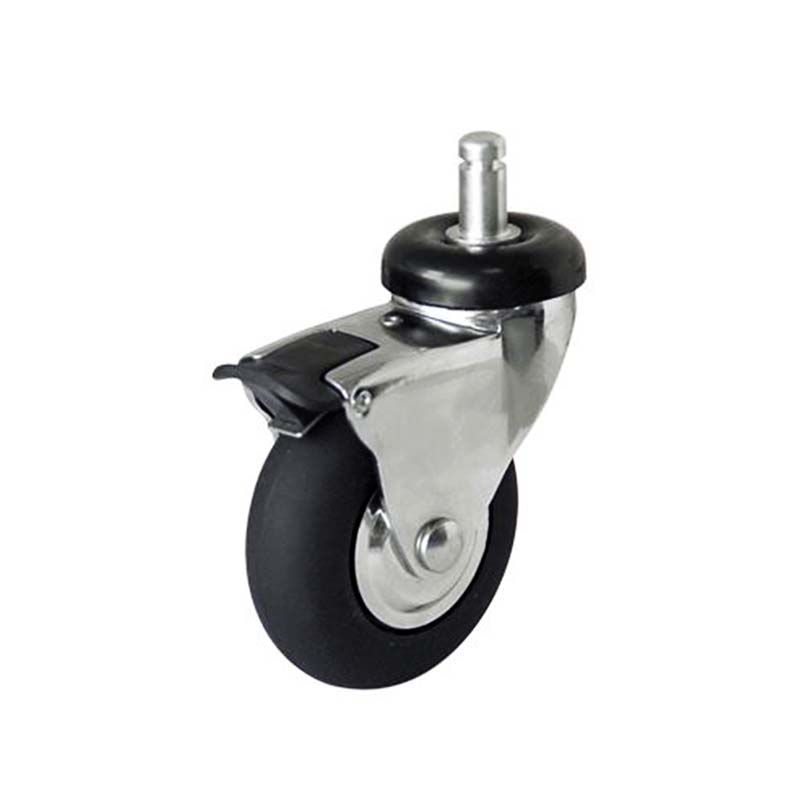 50mm Extra soft Hi-elastic swivel furniture TPR caster 4