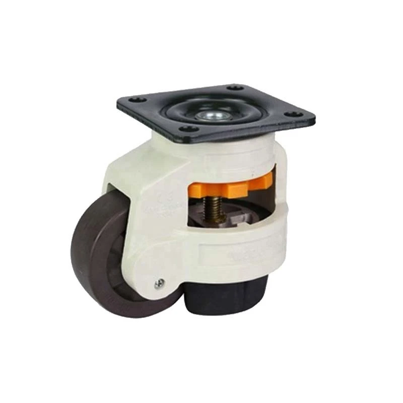 Footmaster style height adjustable Leveling caster Nylon wheel 1