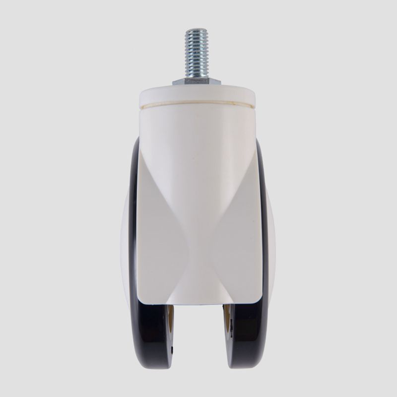 5 Inch Double Wheel Threaded Stem Locking ICU Ventilator Medical Caster 4