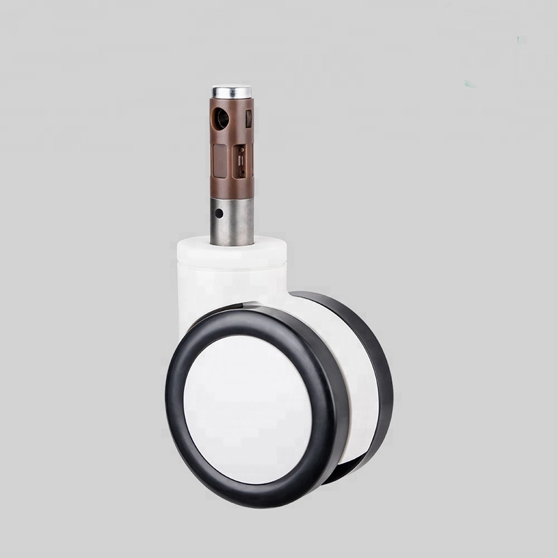 125mm medical central lock swivel caster wheel 1