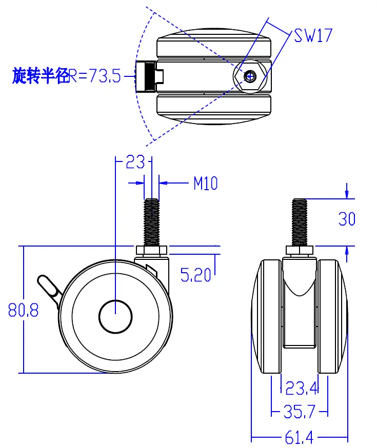 factory-priced office furniture casters functional for vehicle 2