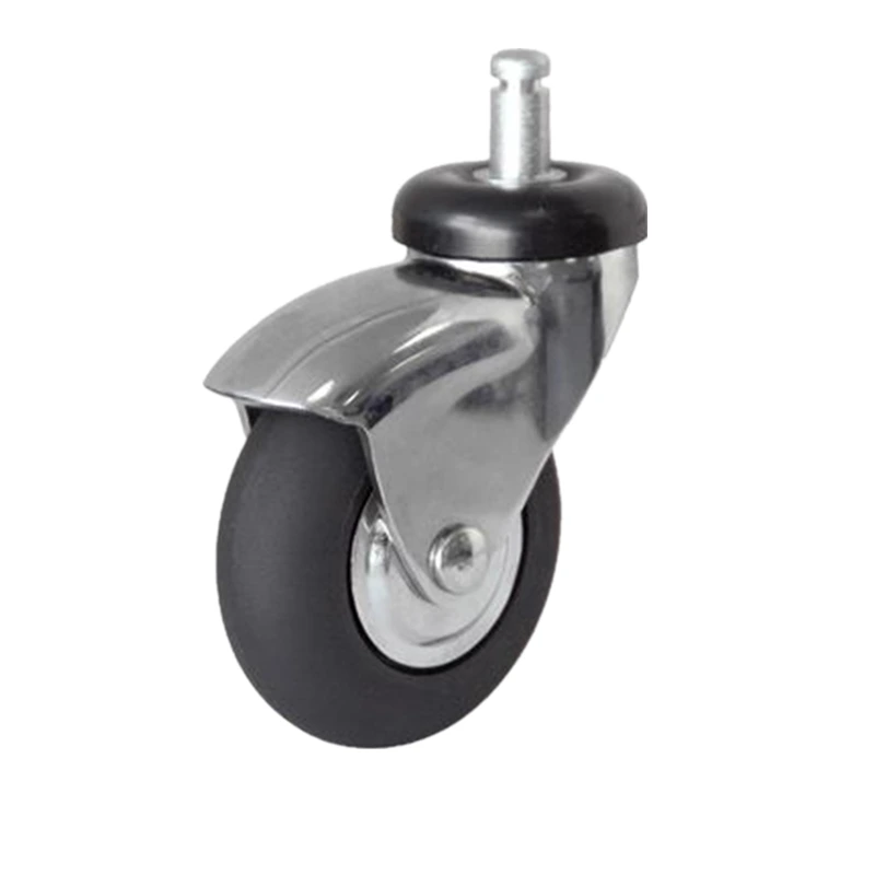 2 inch 3 Inch Artificial Rubber Caster Wheels 1