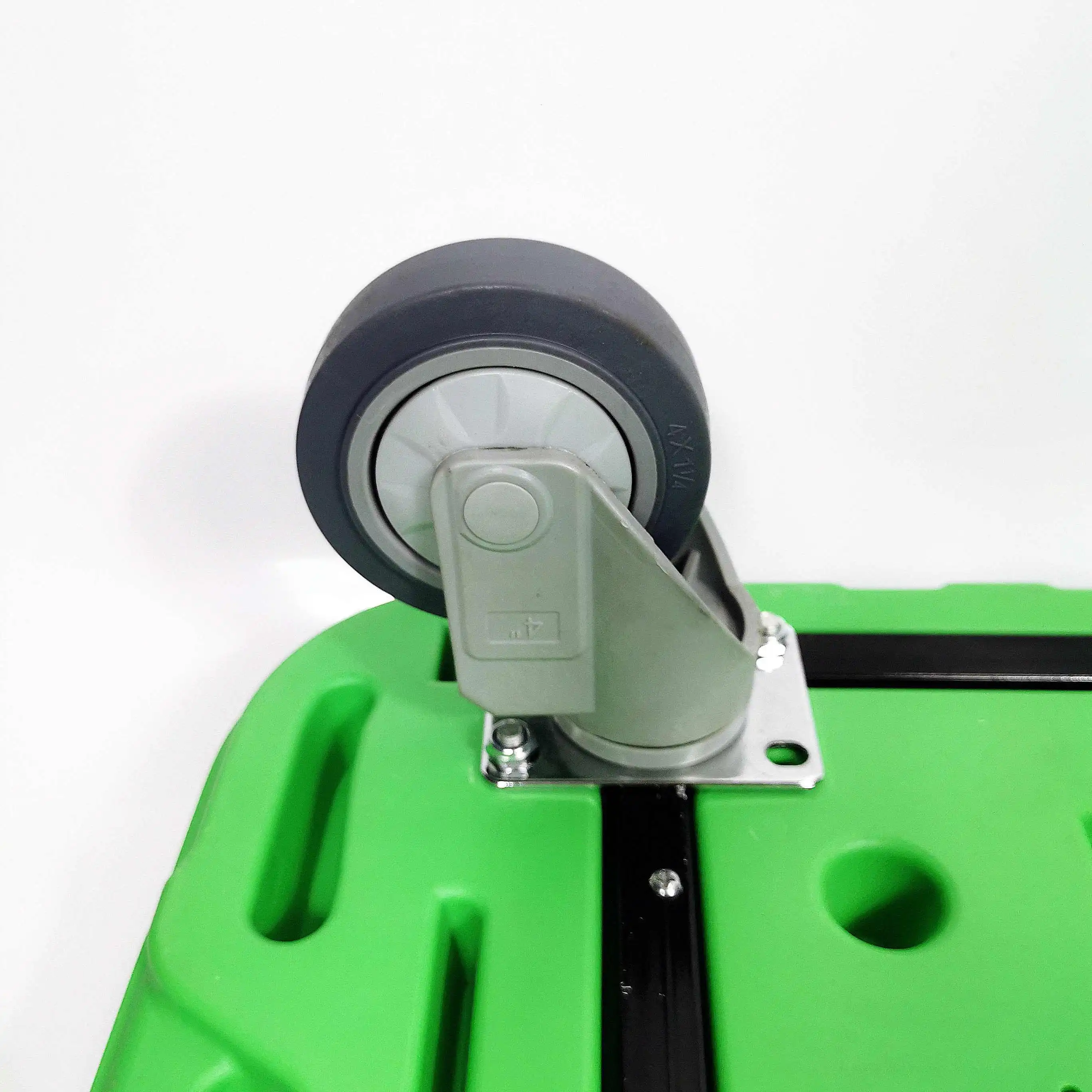 Eco-friendly Virgin Material Heavy Duty 150kg 300kg Folding Hand Trolley with Noiseless TPR Wheel 1