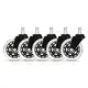 Dajin Caster Wheel Swivel 3 Inch Plate Med-light Duty Caster Wheels Wholesale For Hotel Service Cart11 1