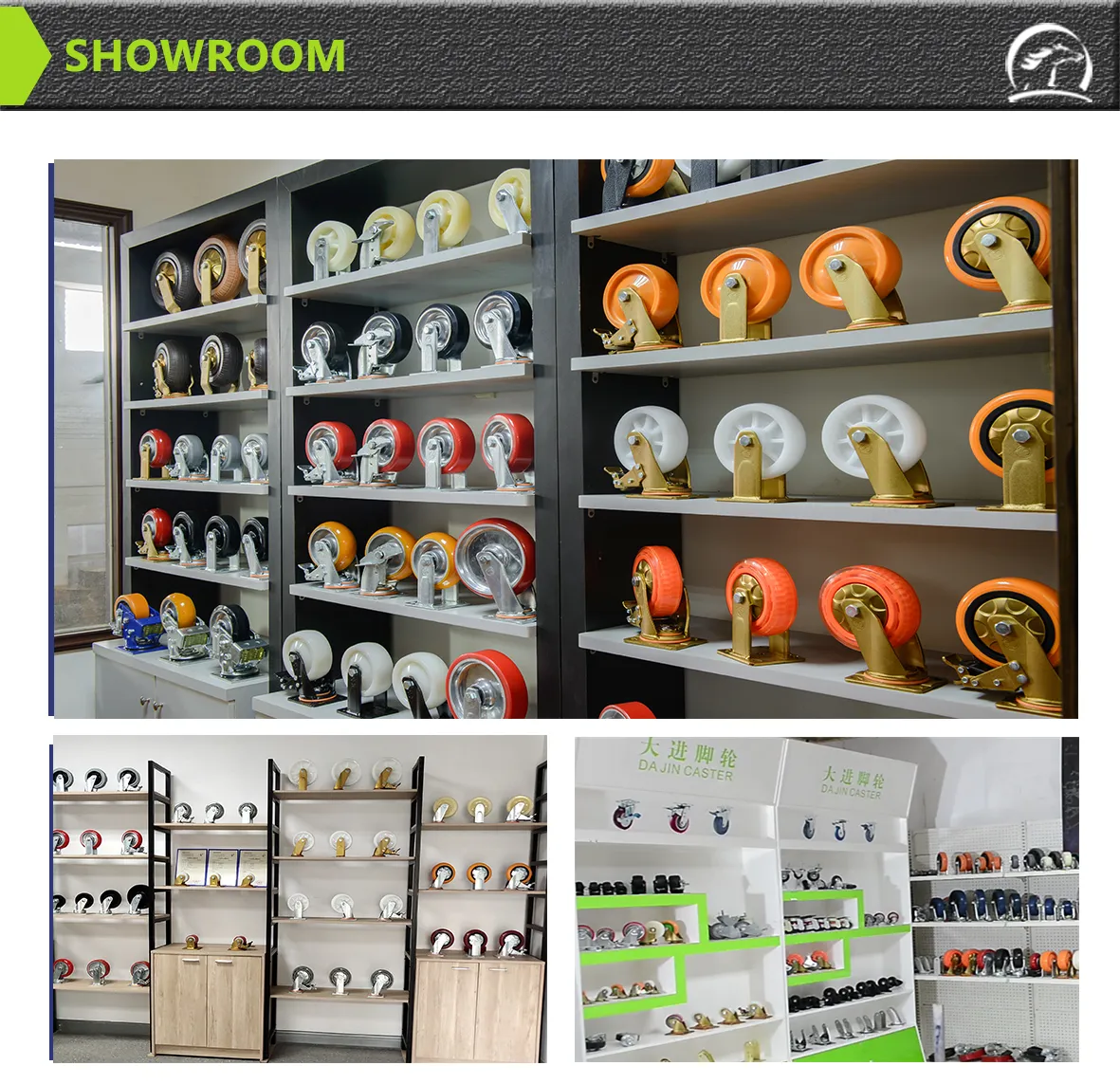 Dajin Caster Wheel Swivel 3 Inch Plate Med-light Duty Caster Wheels Wholesale For Hotel Service Cart33 3
