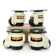 Dajin Caster Wheel Swivel 3 Inch Plate Med-light Duty Caster Wheels Wholesale For Hotel Service Cart24 1