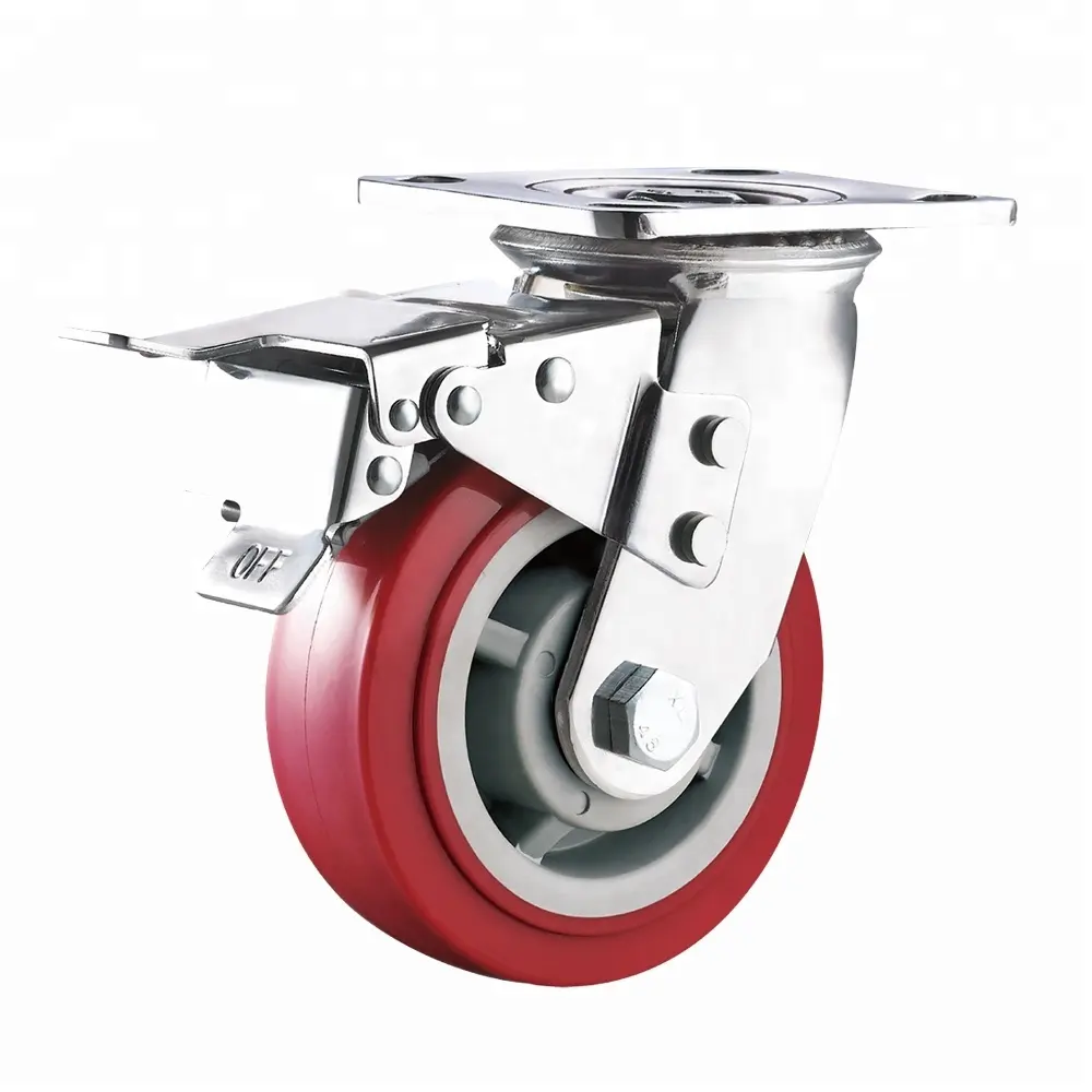 Dajin Caster Wheel Swivel 3 Inch Plate Med-light Duty Caster Wheels Wholesale For Hotel Service Cart28 1