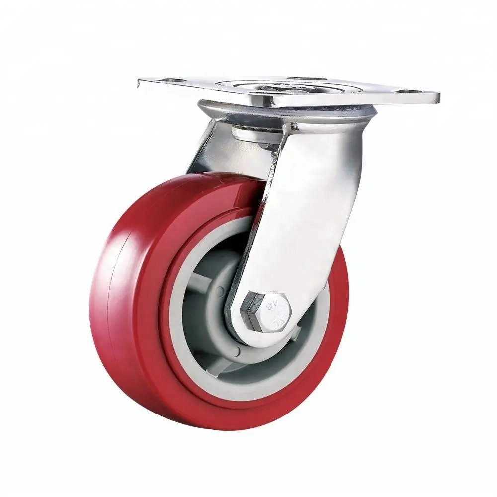 Dajin Caster Wheel Swivel 3 Inch Plate Med-light Duty Caster Wheels Wholesale For Hotel Service Cart29 1
