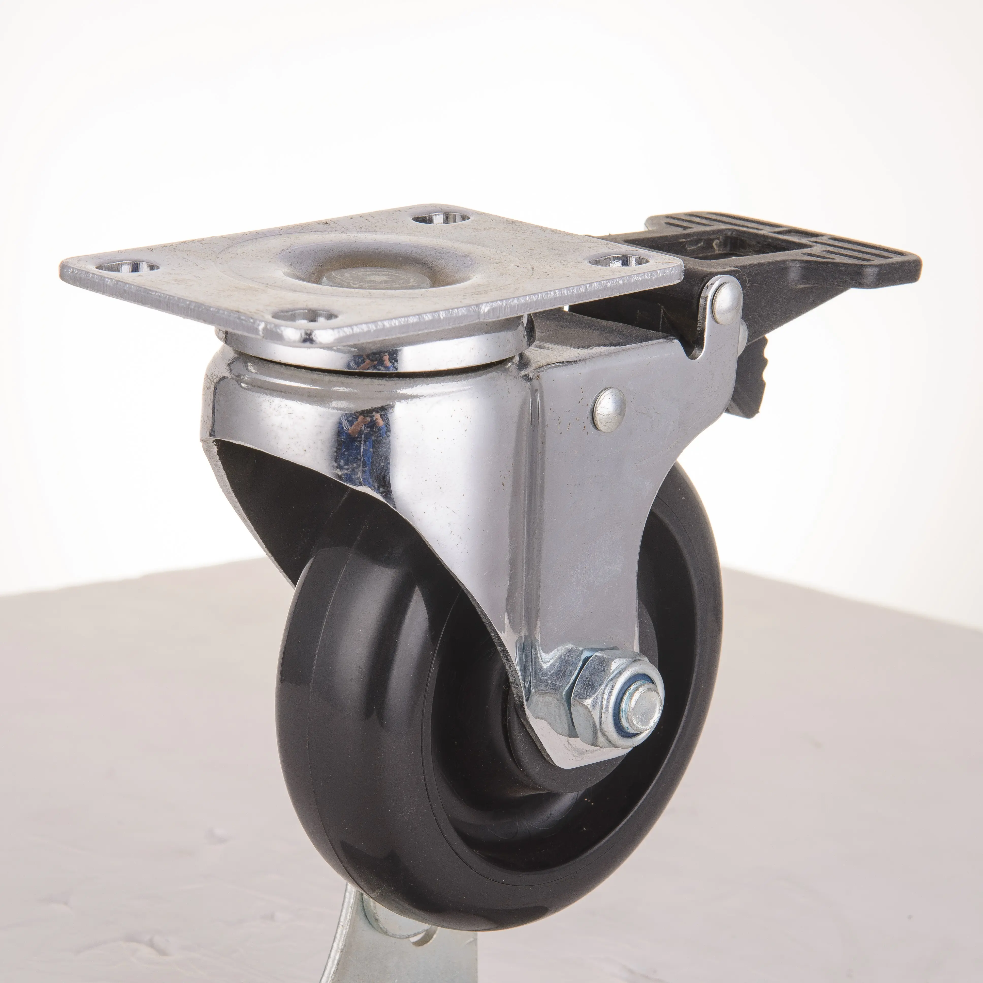 Dajin Caster Wheel Swivel 3 Inch Plate Med-light Duty Caster Wheels Wholesale For Hotel Service Cart37 1