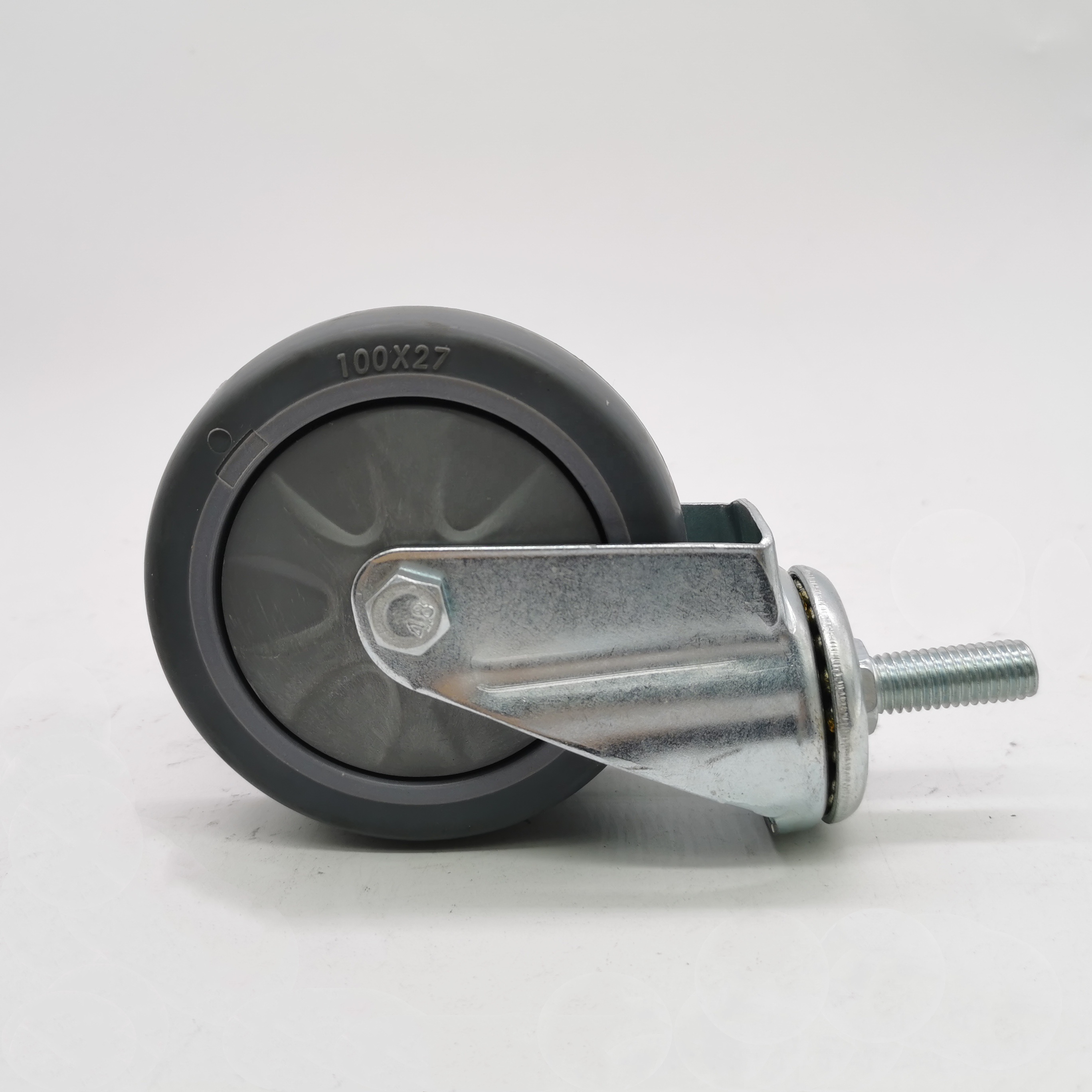 China Wheel Manufacturer Service Cabinet Trolley Polyurethane 4 Inch 100 mm PU Swivel Castor Wheel 1