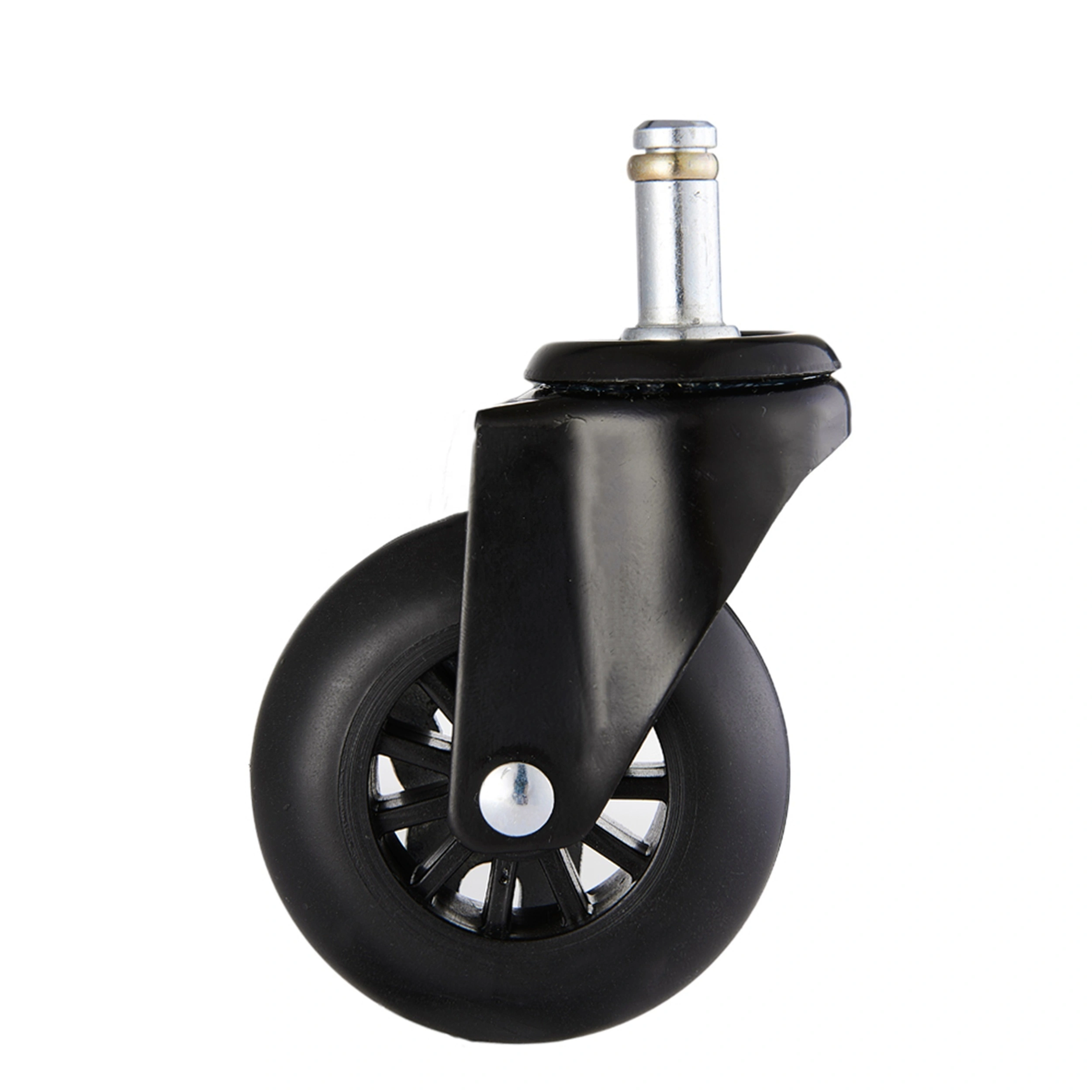 70mm Nylon Rollerblade Office Chair Caster Wheel Swivel Grip Ring Stem Furniture Caster Wheels Wholesale 1
