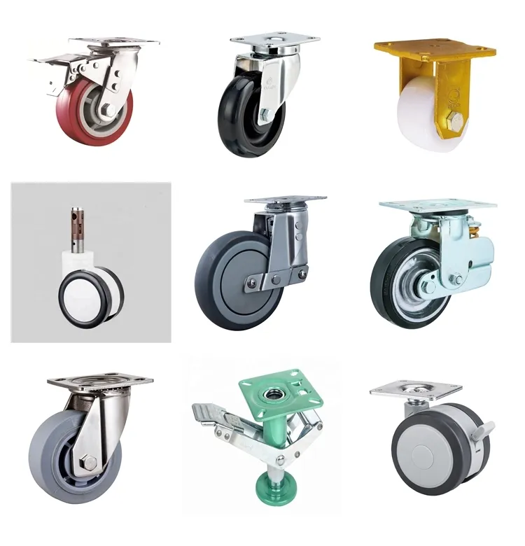 Dajin Caster Wheel Swivel 3 Inch Plate Med-light Duty Caster Wheels Wholesale For Hotel Service Cart45 7