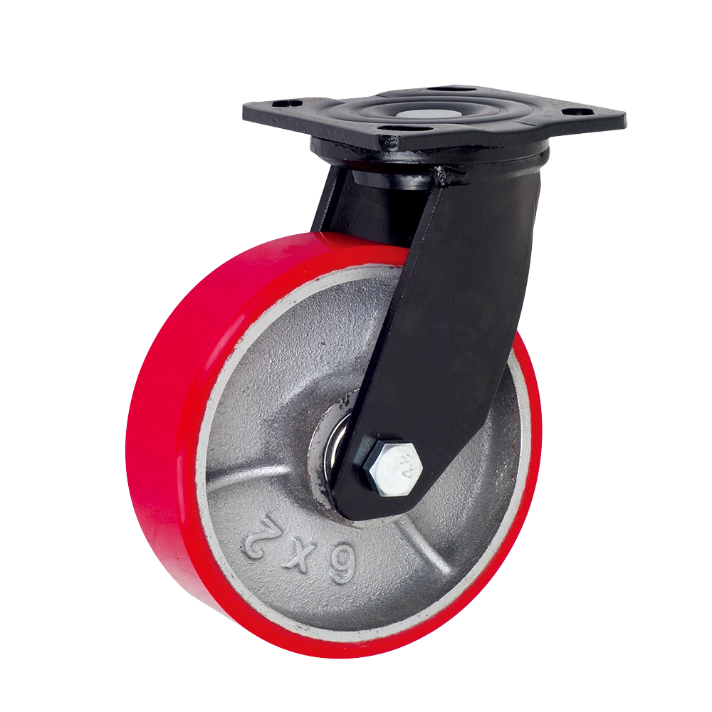 Factory Price Swivel High Load Cast Iron Castor Wheels 1