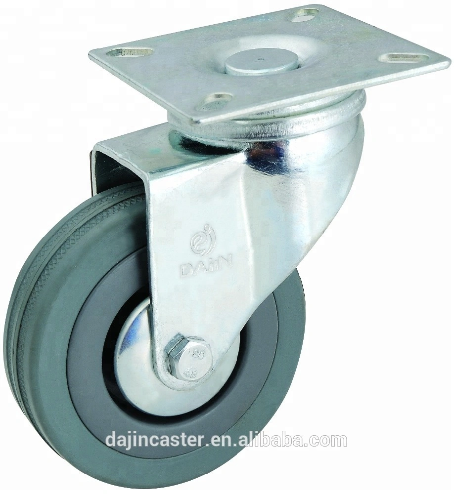 3 inch Swivel Rubber Industrial Caster wheels 1