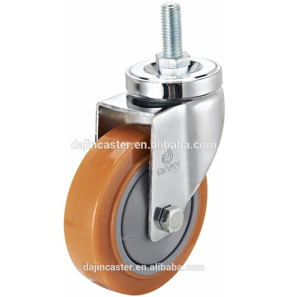 Wholesale Threaded Stem Swivel Trolley Cart Caster Wheels 1