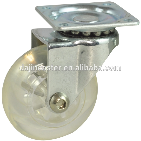 transparent PVC wheel/transparent PVC castor wheel 1