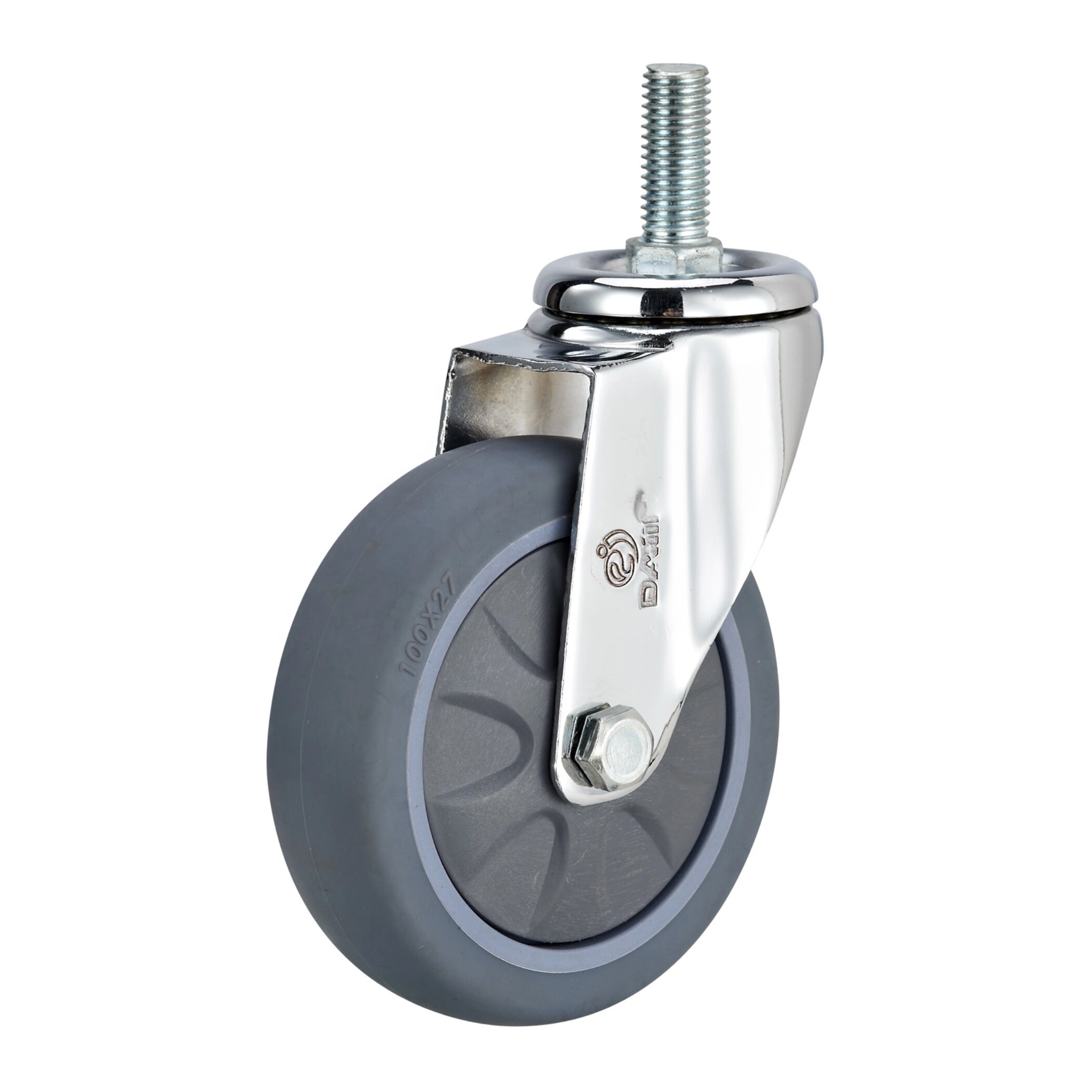 ball bearing caster furniture wheel with stopper with thread 1