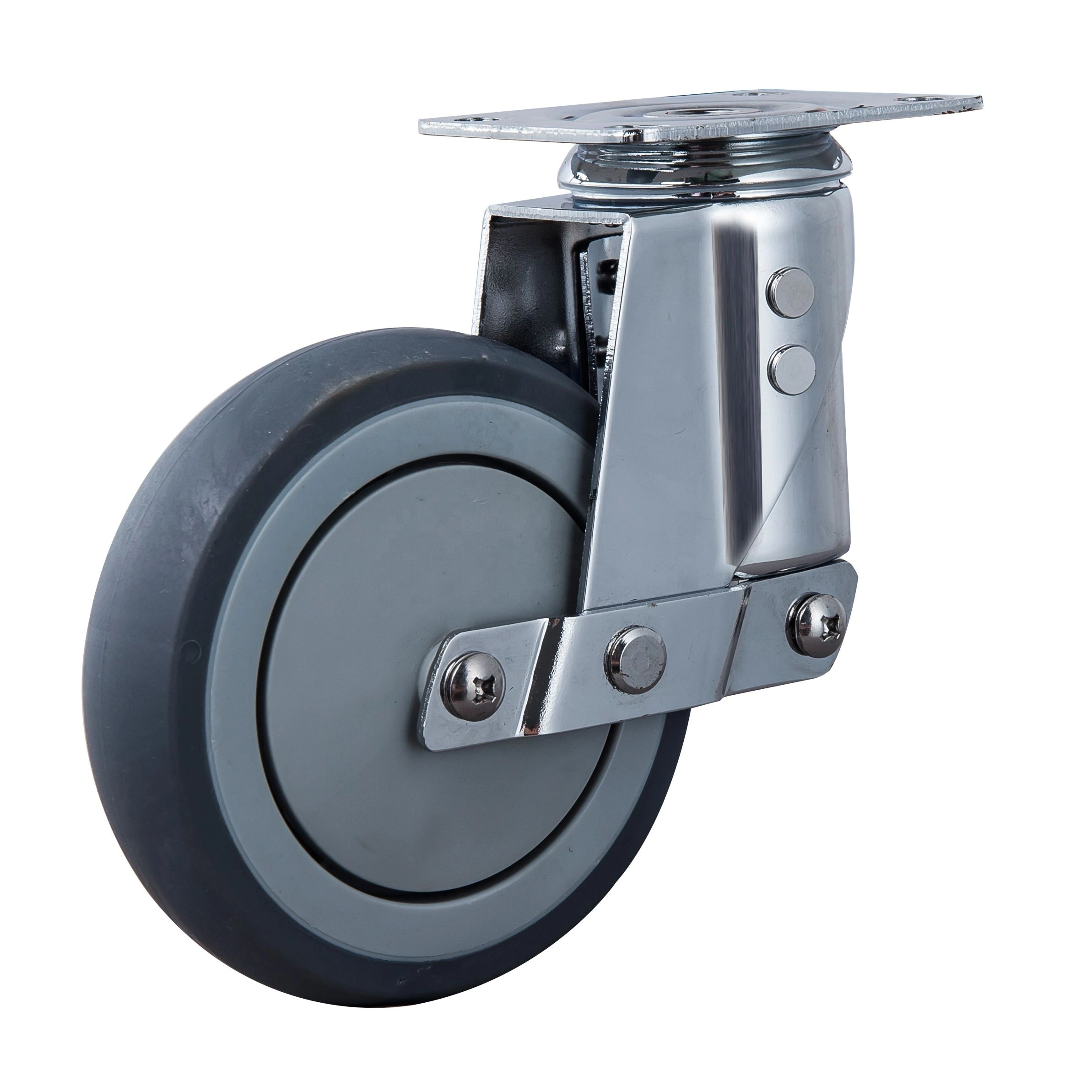 5 Spring loaded TPR shock absorber caster wheel 1