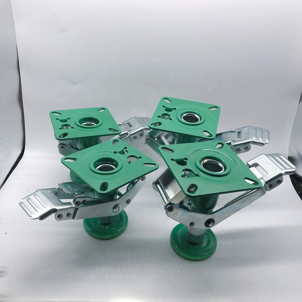 Japanese Style Green Lift Up Floor Lock for 4inch Caster Wheel1 1