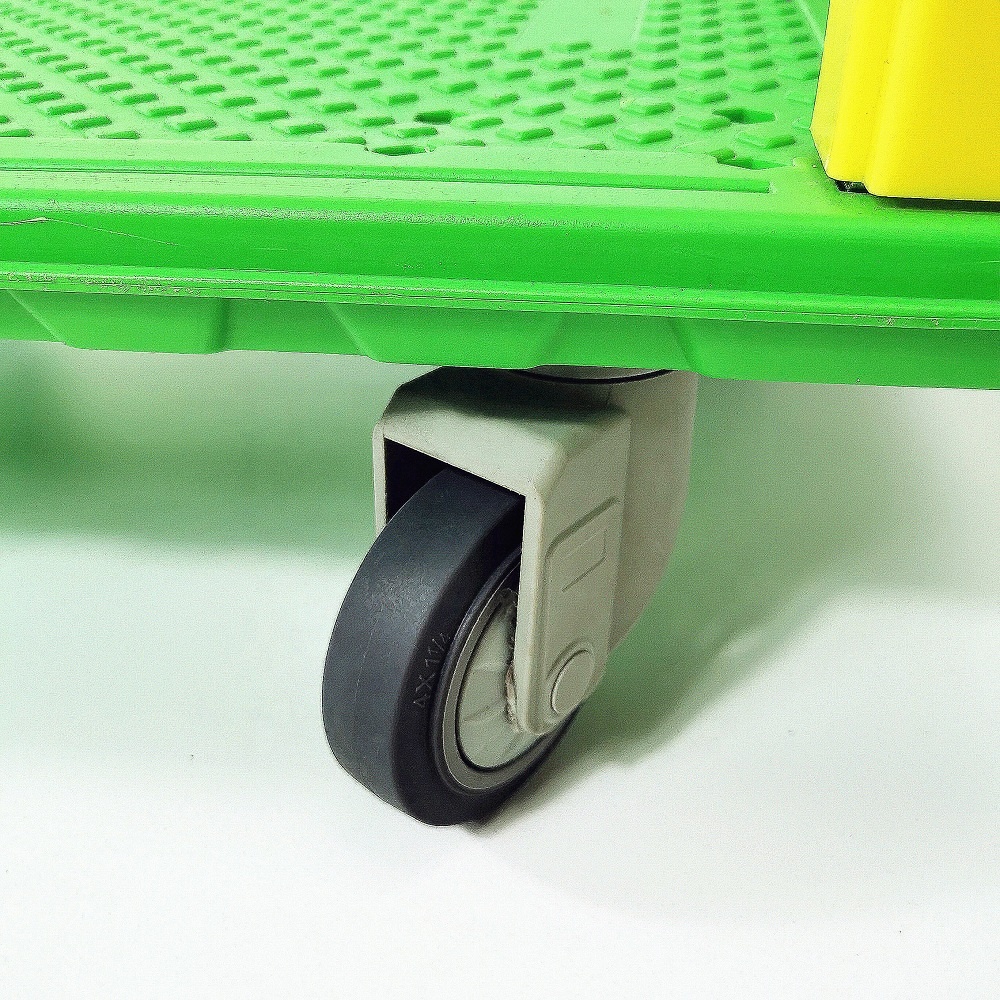 300kgs Factory Platform Trolley Plastic Hand Cart For Warehouse 2