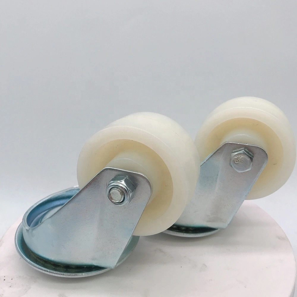 Industrial European Style 2.5 Inch Durable Heavy Duty 63mm Nylon Caster Wheels for Hand Trolley 1