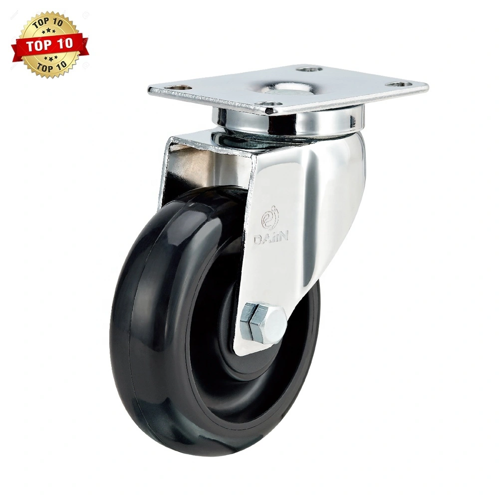 Threaded ESD PU Swivel Castor Wheel 1