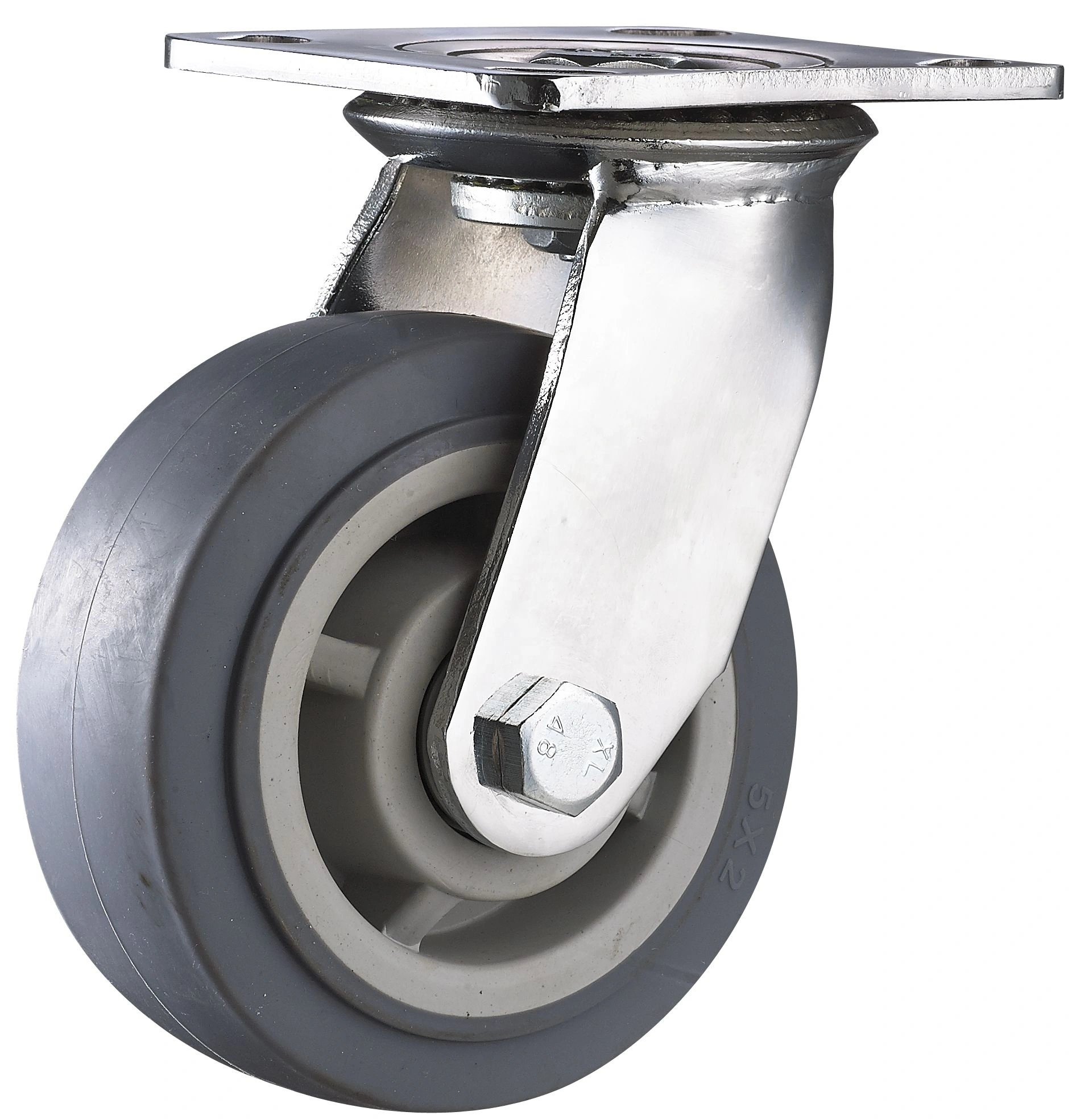 5 Inch Industrial Heavy Duty TPR Trolley Caster Wheels 1