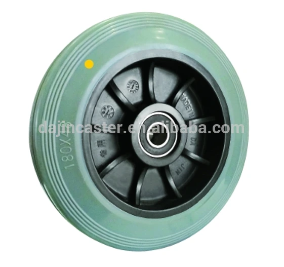 Noiseless 7 airport luggage trolley wheel castor 1