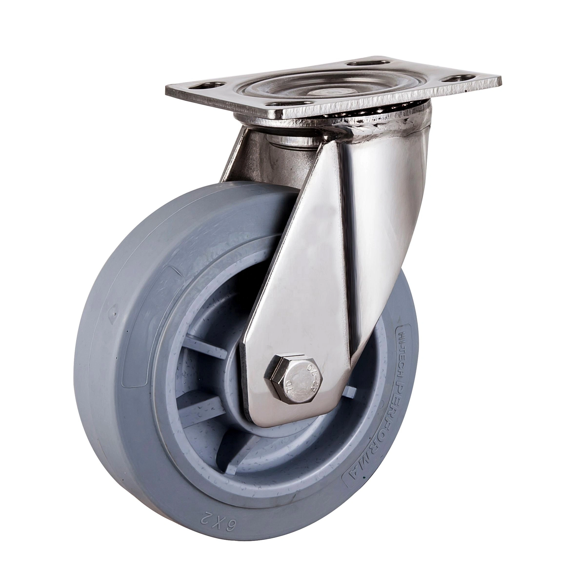 Antirust TPR Industrial Stainless Steel Heavy Duty Caster Wheels 1